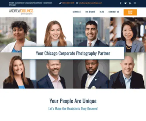 Andrewcollings.com(Chicago Corporate Headshots) Screenshot