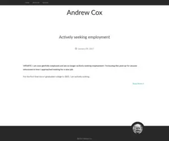 Andrewcox.org(Andrew Cox) Screenshot