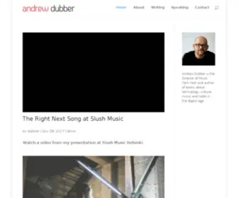 Andrewdubber.com(Andrew Dubber) Screenshot