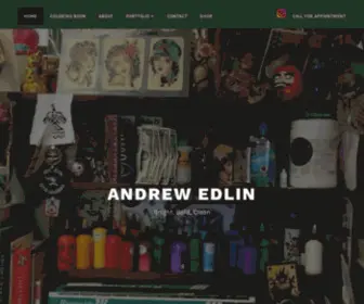 Andrewedlin.com(Bright, Bold, Clean) Screenshot