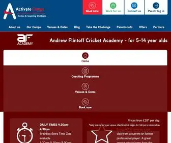 Andrewflintoffcricketacademy.co.uk(Cricket coaching) Screenshot