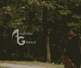 Andrewgeanomusic.com(Andrew Geano) Screenshot