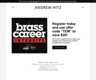 Andrewhitz.com(The website for Andrew Hitz) Screenshot