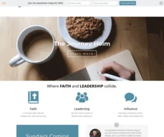 Andrewholm.com(The Journey Holm) Screenshot