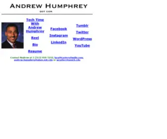 Andrewhumphrey.com(Google Accounts) Screenshot