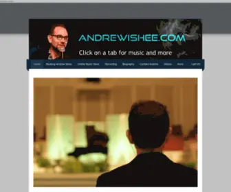 Andrewishee.com(Christian Musician) Screenshot