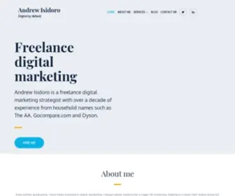 Andrewisidoro.co.uk(Organic Growth Marketer) Screenshot
