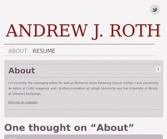 Andrewjohnroth.com(Andrew J) Screenshot