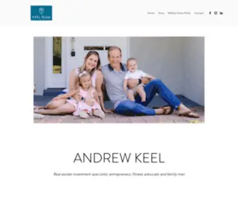 Andrewkeel.com(This page) Screenshot