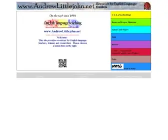 Andrewlittlejohn.com(Resources for English language teaching) Screenshot