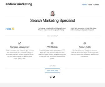 Andrew.marketing(Andrew Hogan) Screenshot