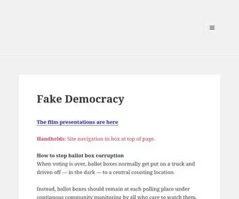 Andrewmelcher.com(Democratic revolutions the easy way) Screenshot