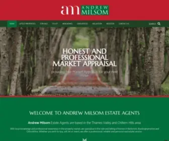 Andrewmilsom.co.uk(Berkshire, Buckinghamshire, Oxfordshire Estate Agents) Screenshot