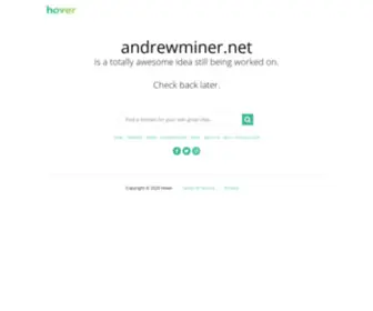 Andrewminer.net(Health and Fitness Expert) Screenshot