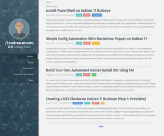 Andrewmunro.me(//andrew.munro) Screenshot