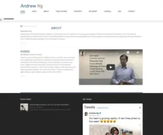 Andrewng.org(Dr. andrew ng is a globally recognized leader in ai (artificial intelligence)) Screenshot