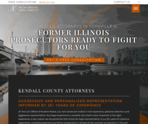 Andrewnickel.com(Top Attorneys Yorkville Il) Screenshot
