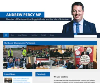 Andrewpercy.org(Andrew Percy MP) Screenshot