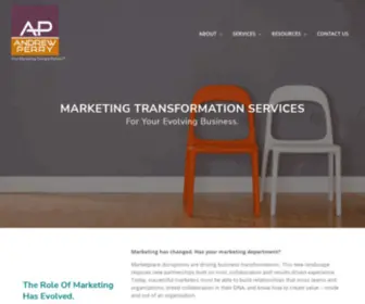 Andrewperry.com(B2B Marketing Strategies & Transformation) Screenshot