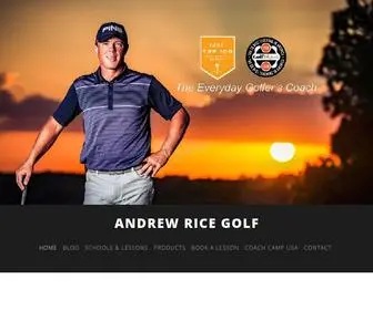 Andrewricegolf.com(Top Golf Instructor) Screenshot