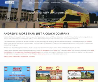 Andrews-OF-Tideswell.co.uk(Coach Tour Company Based In The High Peak) Screenshot