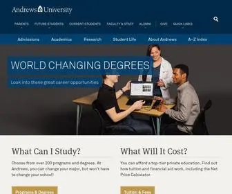 Andrews.edu(Andrews University) Screenshot