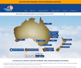 Andrewsairportpark.com.au(Airport Parking Across Australia) Screenshot