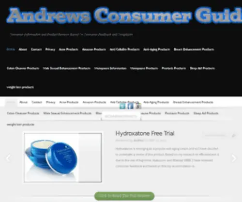 Andrewsconsumerguide.com(Andrewsconsumerguide) Screenshot