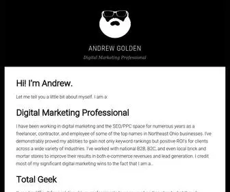 Andrewsgolden.com(Andrew Golden) Screenshot