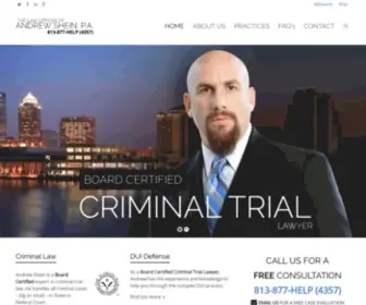 Andrewshein.com(Law Offices of Andrew Shein) Screenshot