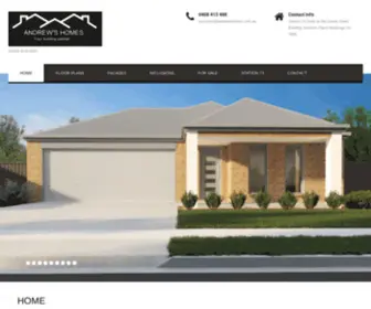 Andrewshomes.com.au(Andrews Homes) Screenshot