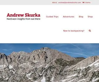 Andrewskurka.com(Andrew Skurka // Adventurer) Screenshot