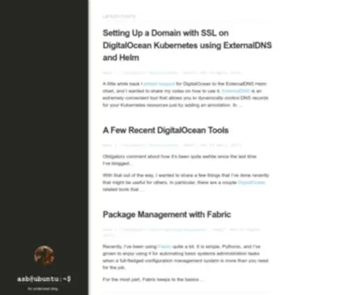 Andrewsomething.com(Asb@ubuntu) Screenshot