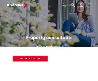 Andrewsonline.co.uk(Property Consultants) Screenshot
