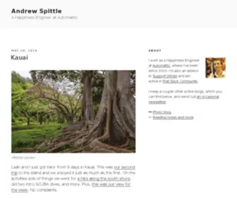 Andrewspittle.net(Andrew Spittle) Screenshot