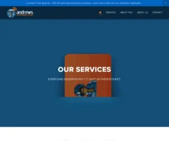 Andrewstechnologygroup.com(A consulting business providing end) Screenshot