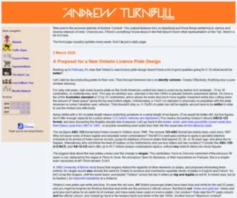 Andrewturnbull.net(The Andrew Turnbull Network) Screenshot
