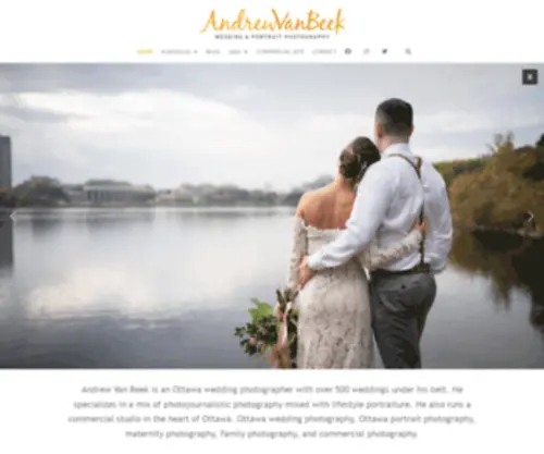 AndrewVanbeek.com(Ottawa Wedding & Portrait Photography) Screenshot