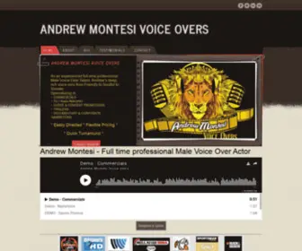 AndrewVoice.com(Andrew Montesi) Screenshot