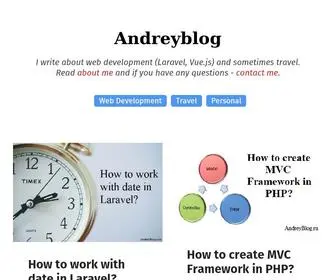 Andreyblog.com(Andrey Blog) Screenshot