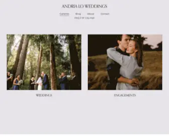 Andrialoweddings.com(ANDRIA LO) Screenshot