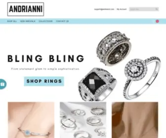 Andrianni.com(Sterling Silver Jewelry For Women) Screenshot