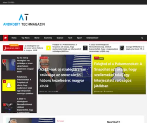 Androbit.net(Magyarország technológiai és informatikai magazinja) Screenshot