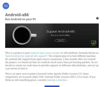 Android-X86.org(Android X 86) Screenshot