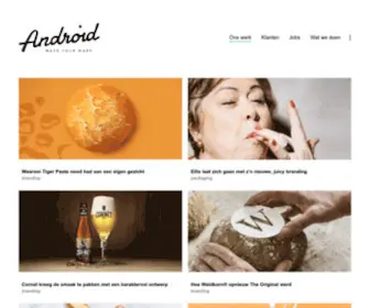 Android.be(Android geeft al meer dan 20 jaar vorm aan merken. Van branding tot strategie) Screenshot