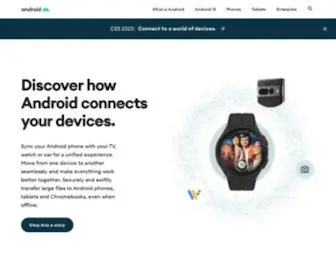 Android.com(Do More With Google on Android Phones & Devices) Screenshot