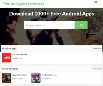 Androidappsnet.com(Free paid games and apps) Screenshot