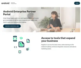 Androidenterprise.dev(Android Enterprise Partner Portal) Screenshot