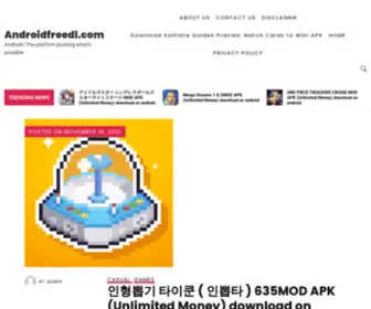 Androidfreedl.com(The platform pushing what's possible) Screenshot