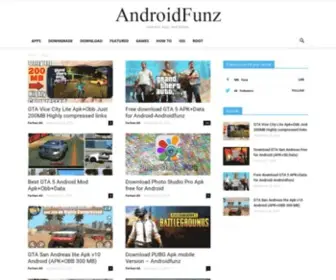Androidfunz.com(Get All Android apps and games) Screenshot